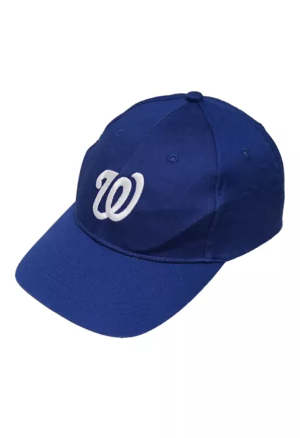 Vintage MLB Washington Nationals Adjustable Sports Blue Baseball Cap - One Size