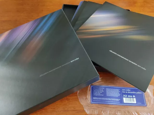 New Order: Education Entertainment Recreation Deluxe Box Set - Vinyl, CD, BluRay
