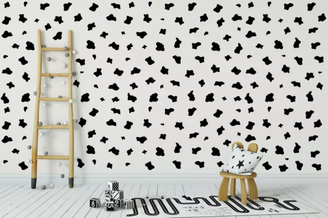 StickerDeen Cow Prints Sticker, Peel & Stick Wall Art Vinyl Decal 104 Pack