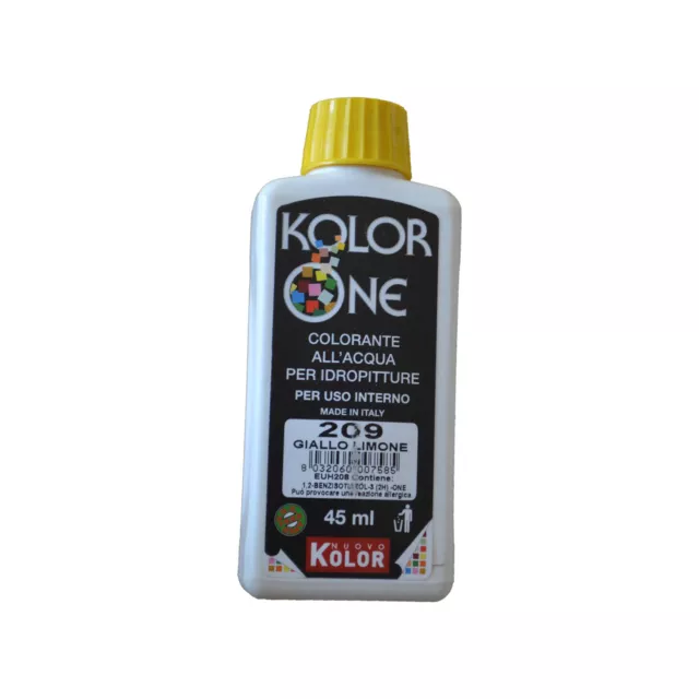 Colorante Agua Concentrado Kolor One para Pintura Uso Interno Amarillo Lim