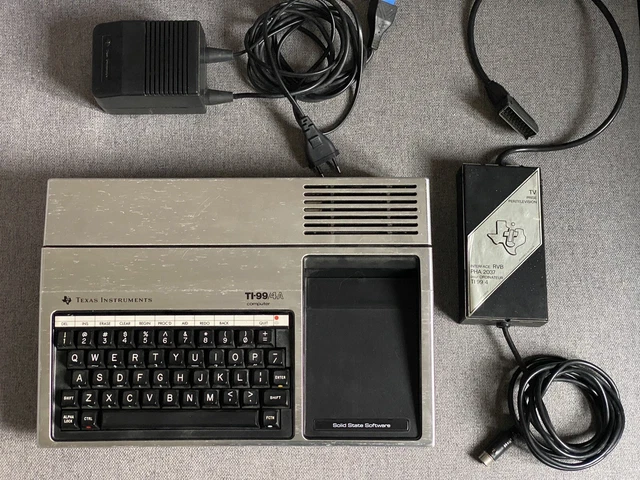 TEXAS INSTRUMENTS TI 99/4a - Ordinateur Vintage - Testé, Fonctionnel ...