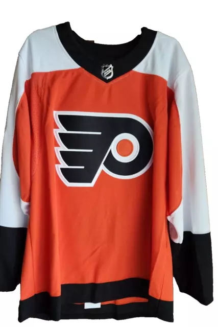 adidas Men's Philadelphia Flyers Home Primegreen Authentic Jersey Orange 54 XL