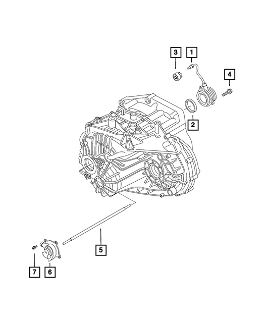 Genuine Mopar Clutch Actuator 68189110AA
