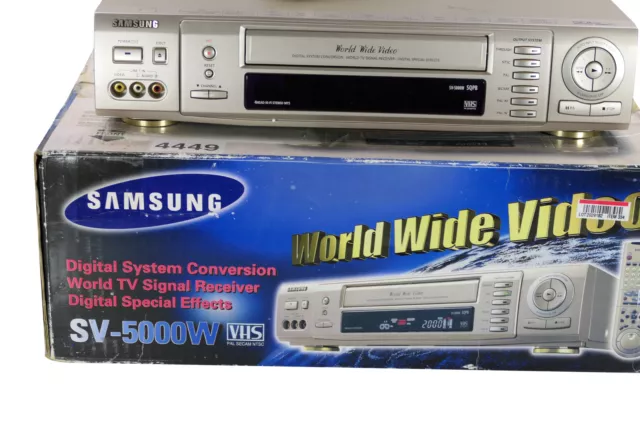 Samsung SV-5000W | Enregistreur vidéo VHS | Multisystème mondial | PAL,...