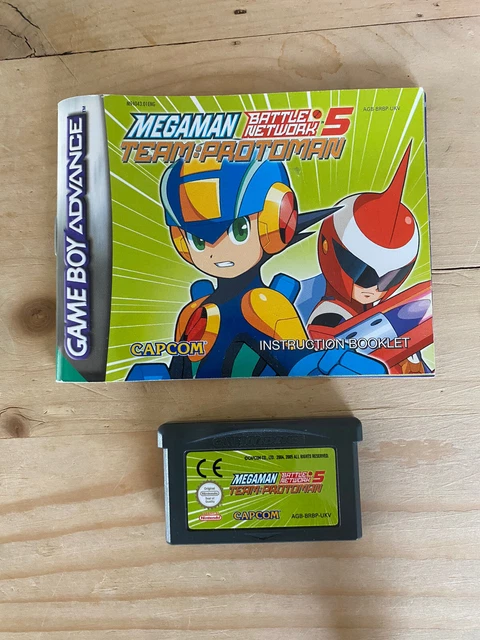 Megaman Battle Network 5 - Team Protoman ** Original Nintendo GBA Wagen & Handbuch Kumpel