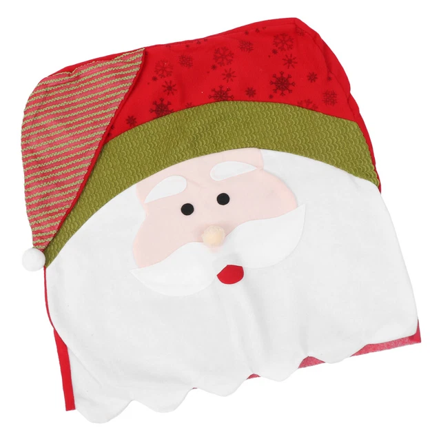 Adornos de Navidad funda de asiento de Navidad decoración navideña protección