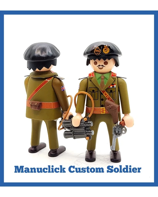 PLAYMOBIL CUSTOM US Specialist Armée Blindée (France-1944) Réf-0174 Bis EUR 35,00 - FR
