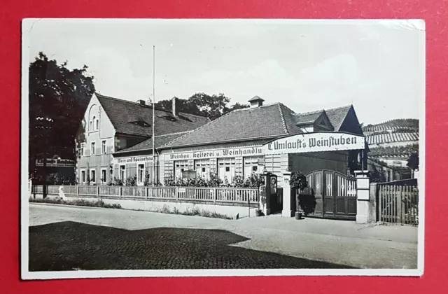 Foto AK MEISSEN Spaar 1934 C. Umlaufts Altdeutsche Weinstuben   ( 29311