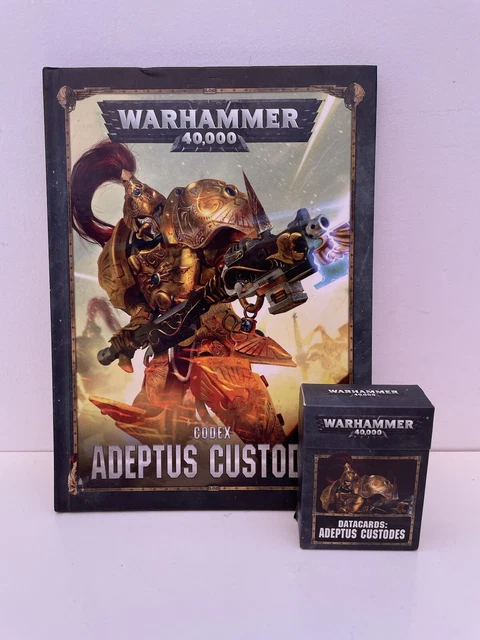 GAMES WORKSHOP WARHAMMER 40k Codex Adeptus Custodes - 8th Edition ...