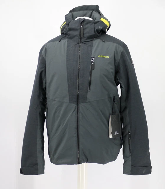 Eider Ridge Jacket 3.0 Mens Iron Grey Ski Snow Uk 44 / Xl Rrp £315 Ad