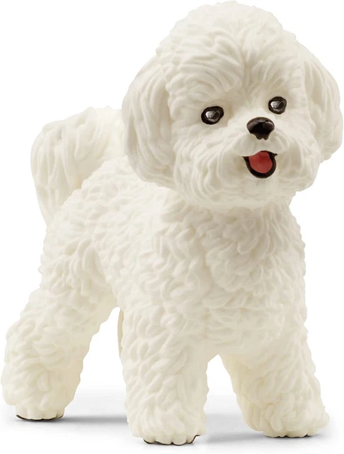 SCHLEICH 13963 Farm World Bichon Frise Figurine