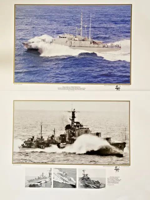Royal Australian Navy Prints 75th Anniversary 1986 Full set of 25