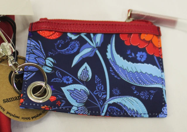 Samantha Brown Women's RFID To-Go Triple Compartment Crossbody MP7 Sangria OS 2