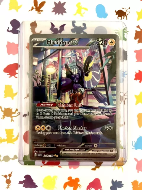 Pokémon TCG Miraidon ex Scarlet & Violet - Base Set 081/198 Holo Double Rare