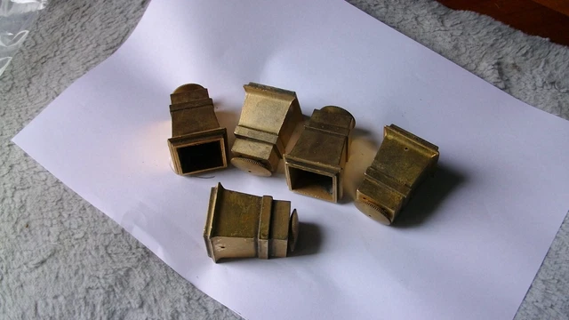 Lot De 2 Sifflets De Maître De Bateau En Laiton - Style Nautique Vintage - Couleur Multicolore