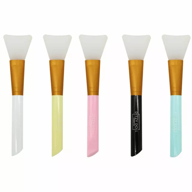 Silicone Face Mask Brush - Pastel Facial Applicator Tools Makeup Mud Mixing Skin