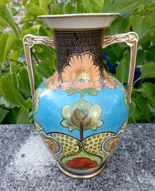 Vase Ancien Porcelaine Japon Noritake DN3168