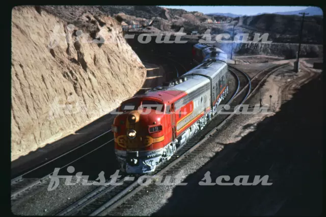 R DUPLIKATFOLIE - ATSF Santa Fe 19 Warbonnet Action auf dem Cajon Summit CA 1964