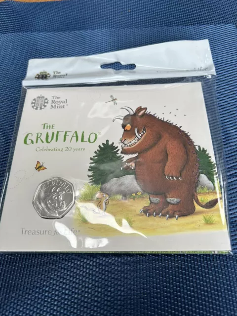 2019 The Gruffalo and Mouse 50p Coin - BUNC Royal Mint Pack - Fifty Pence