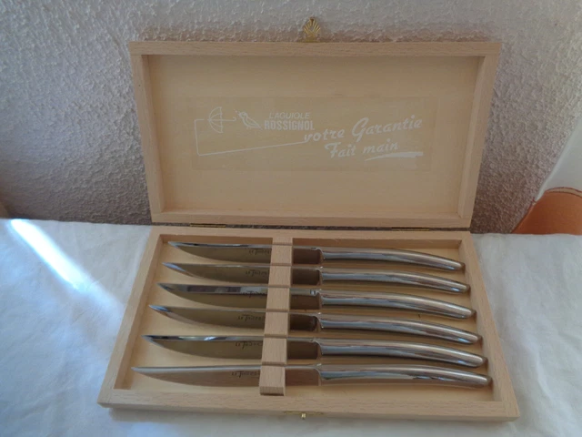 12 Couteaux De Table Frionnet Modèle Marly – Métal Argenté Vintage