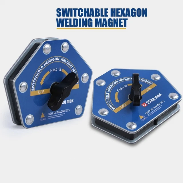 Supporto per saldatura magnetico ferrite FM4-S/FM4-M con interruttore on/off MAX 25 kg/50 kg