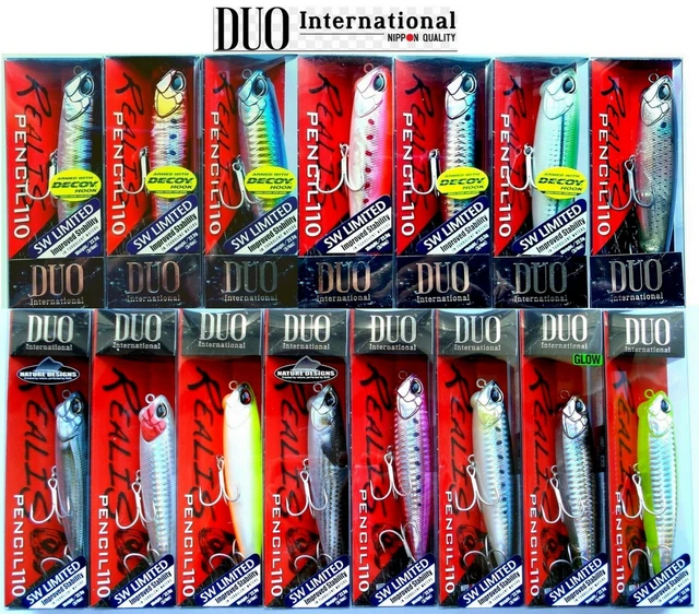 DUO REALIS PENCIL 110 SW Topwater Japan Saltwater Fishing Lure,Hard Bait,Sea Bas