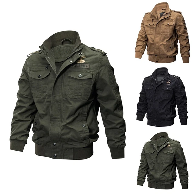 Cappotti da lavoro cargo uomo outwear frangivento comodi e alla moda