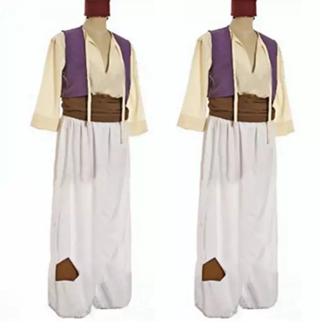 DISNEY ARABIAN PRINCE Aladdin Genie Costume Mens Book Week Fancy Dress  Outfits $50.89 - PicClick AU