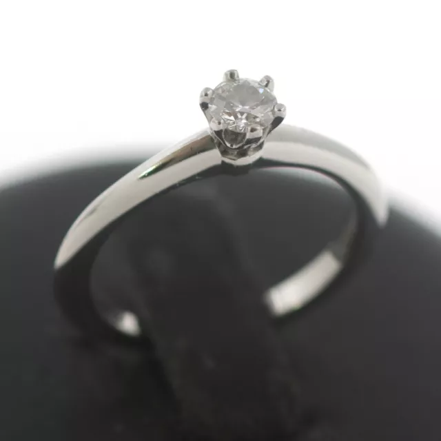 Memory 0,23 Ct Diamant Ring 950 Platin Brillant Tiffany & Co Wert 2300,- 2