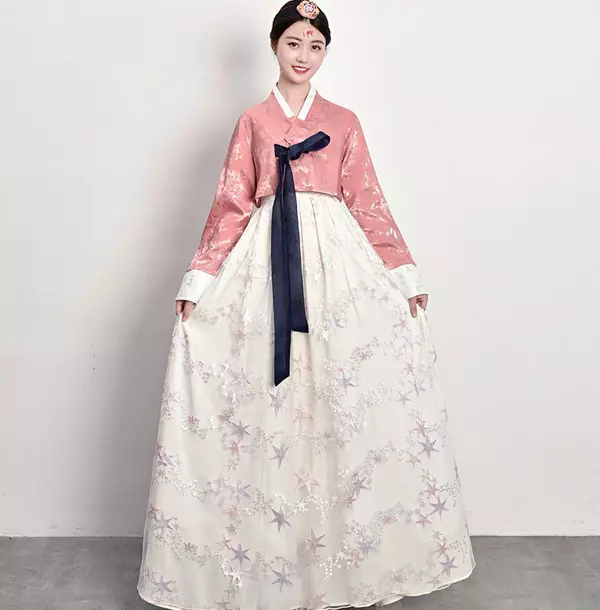 Hanbok Dress Traditional Ceremony Costume Woman Korean Lace Korean Hanbok