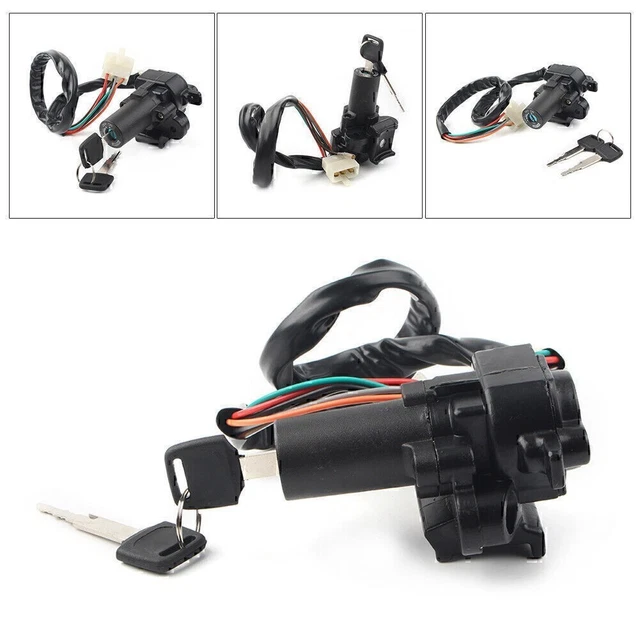 Kawasaki Key Ignition Switch Lock Key Set For Kawasaki ZX6R, ZX9R