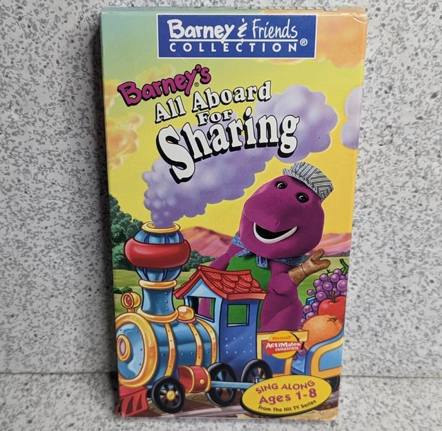 BARNEY - BARNEYS All Aboard for Sharing (VHS, 1996) EUR 7,74 - PicClick FR