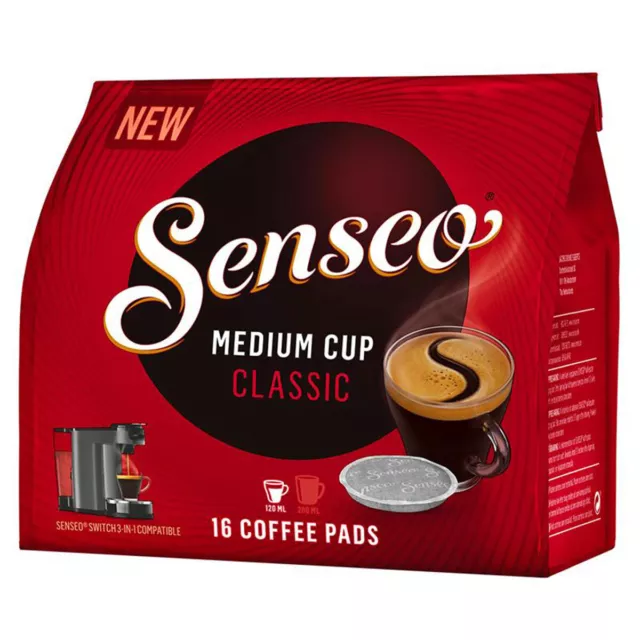 Senseo Café Moyennement Grillées Arabica Classique 5er Paquet