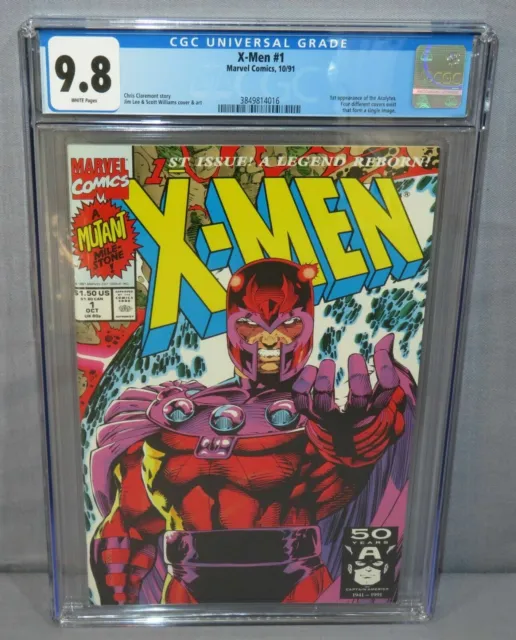 X-MEN #1 Magneto Cover D 🔥Acolytes 1st app🔥 CGC 9.8 NM/MT Marvel Comics 1991