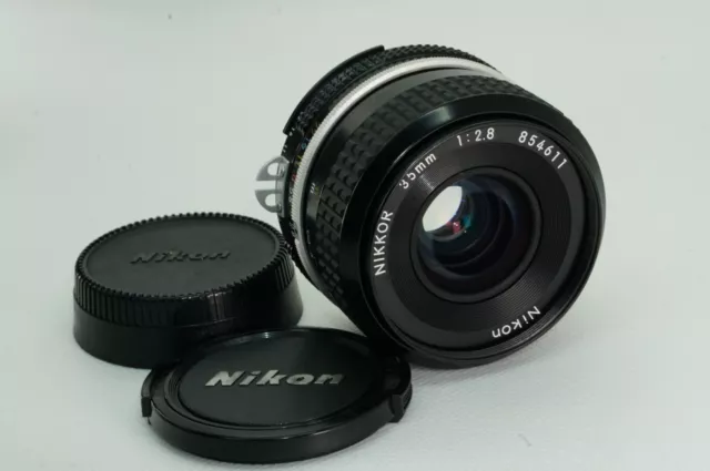 [Near Mint] Nikon Ai Nikkor 35mm f/2.8 MF Wide Angle Lens For Nikon F from Japan