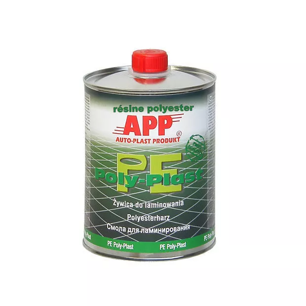 1L de résine polyester fibre de verre  peinture auto APP