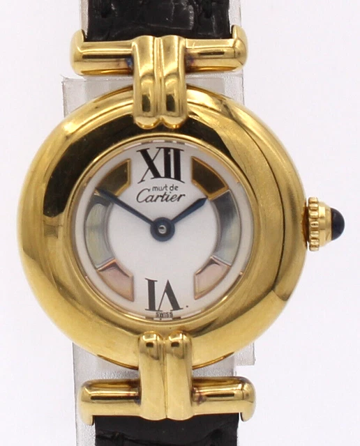 OROLOGIO ROTONDO DONNA CARTIER Must De Cartier Vermeil Oro Sterling Argento EUR 1.335,80 - PicClick IT OROLOGIO ROTONDO DONNA CARTIER Must De Cartier Vermeil Oro Sterling Argento EUR 1.335,80 - PicClick IT