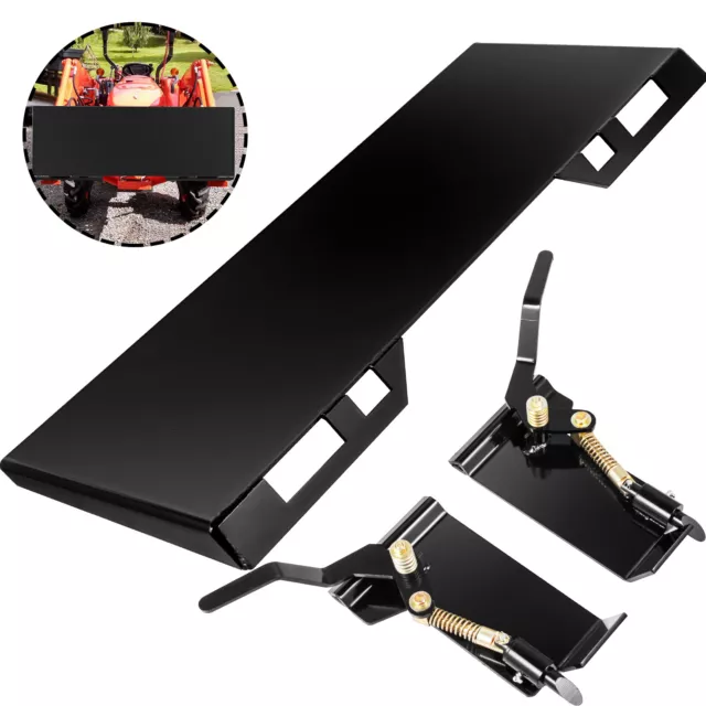 Quick Tach Attachment Mount Plate & Conversion Adapter Latch Box 1/4" 5/16" 3/8"