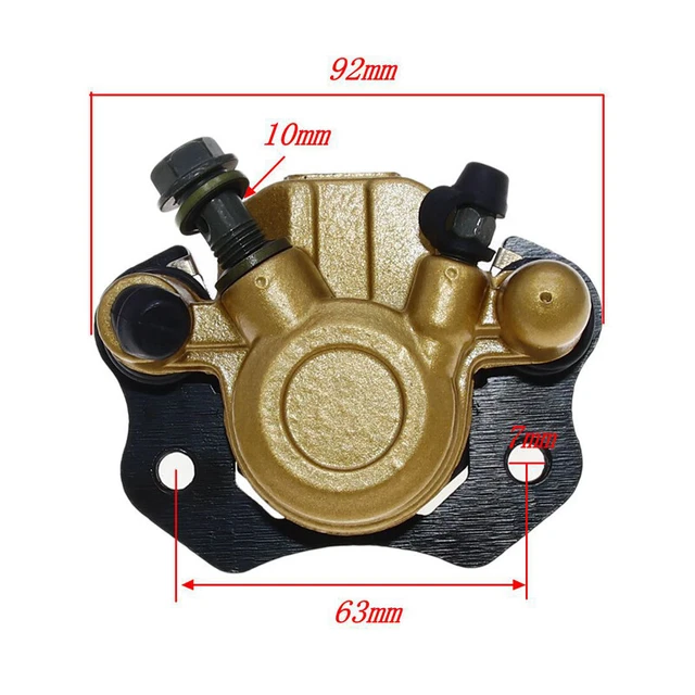 Motorcycle Dirt Bike Rear Brake Caliper Lower Pump Left For 50-125cc Golden Kit