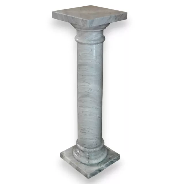 Colonna in Marmo Bardiglio Italian Interior Design H 81cm
