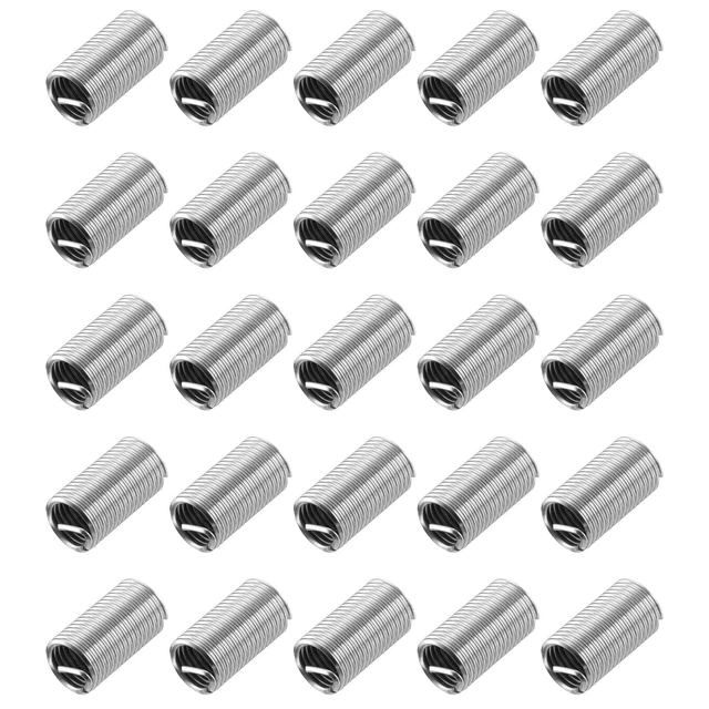 50PCS WIRE THREAD Inserts M12 x 1.75 3D Helical Threaded Sleeve $35.65 ...