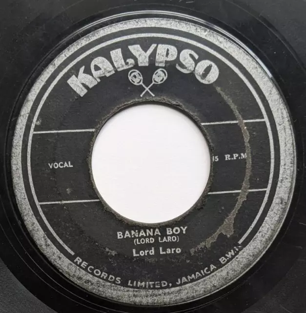 SKA MENTO LARDO LARO - BANANA BOY THE RASTAFARIAN LOVE - KALYPSO 7" Soundclip