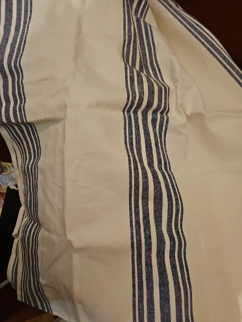 NWOT Pottery Barn Riviera Striped 50”x84" BLACKOUT Curtain Drape Charcoal Gray NWOT Pottery Barn Riviera Striped 50”x84" BLACKOUT Curtain Drape Charcoal Gray