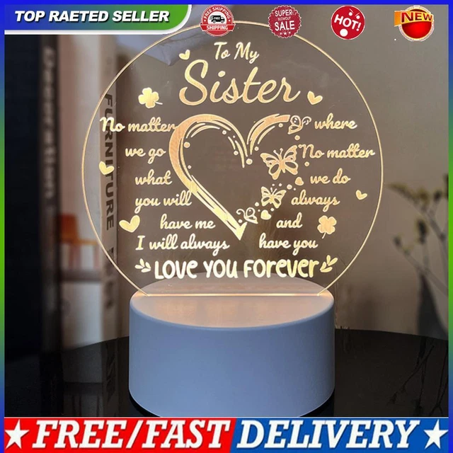 FRIENDSHIP LED NIGHT Light Mother Day Gifts for Mom Best Friend