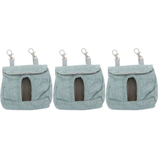 3 pz borsa alimentatore fieno coniglio panno criceto fieno piccola gabbia per animali domestici borsa appesa fieno