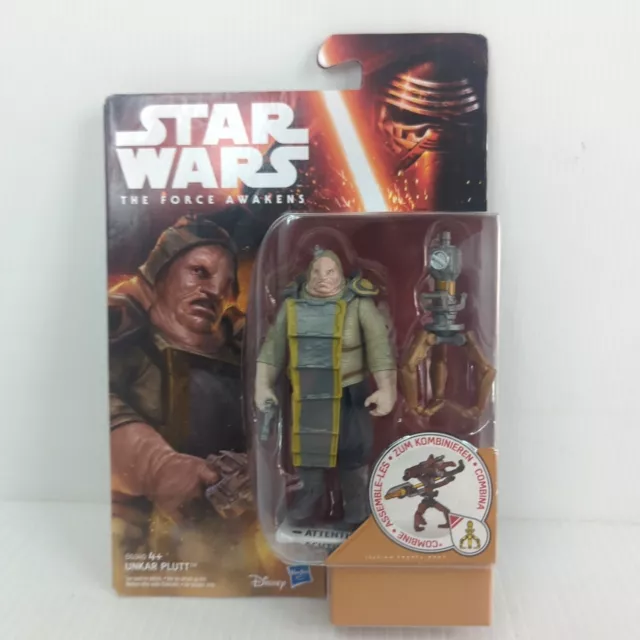 Disney Hasbro 2015 Star Wars The Force Awakens Unkar Plutt 3.75 Inch