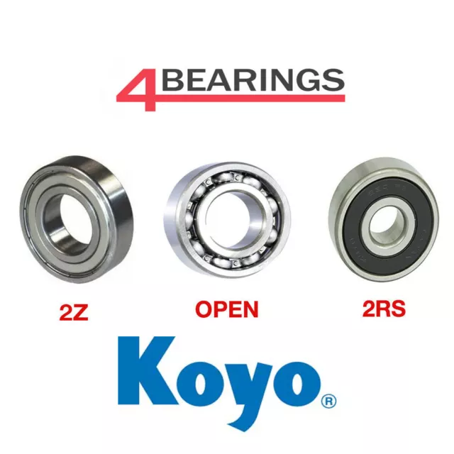 KOYO Bearing 6000 - 6307 Series - Open - 2RS - 2Z - C3 - *Choose your size* BRGS 2