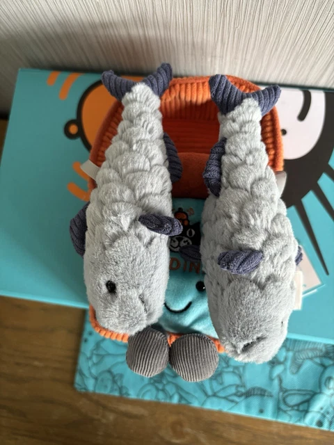 JELLYCAT AMUSEABLES SARDINE Tin BNWT All Codes On Photos Brand New With ...