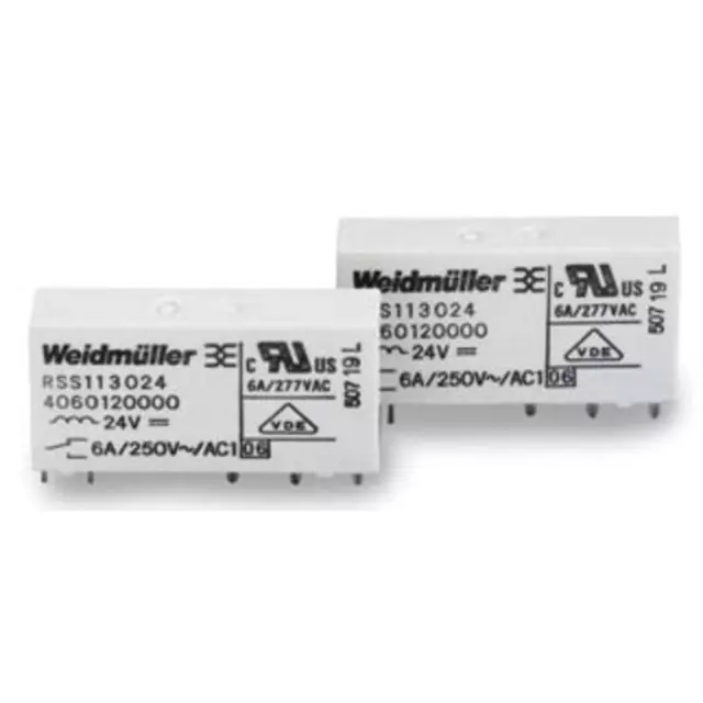 Weidmüller RSS113005 05Vdc-Rel1U Relais enfichable 5 V/DC 6 A 1 inverseur (RT)