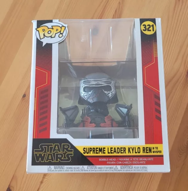 Star Wars Episode IX: Kylo Ren In Tie Whisper Deluxe Pop! Vinyl Figure #321 New